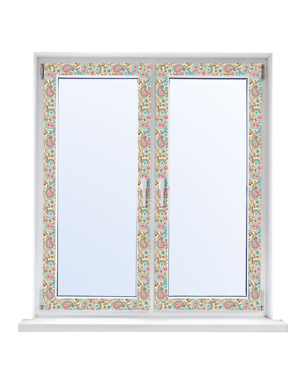 Fenstyle Paisley-Fensterrahmenfolie