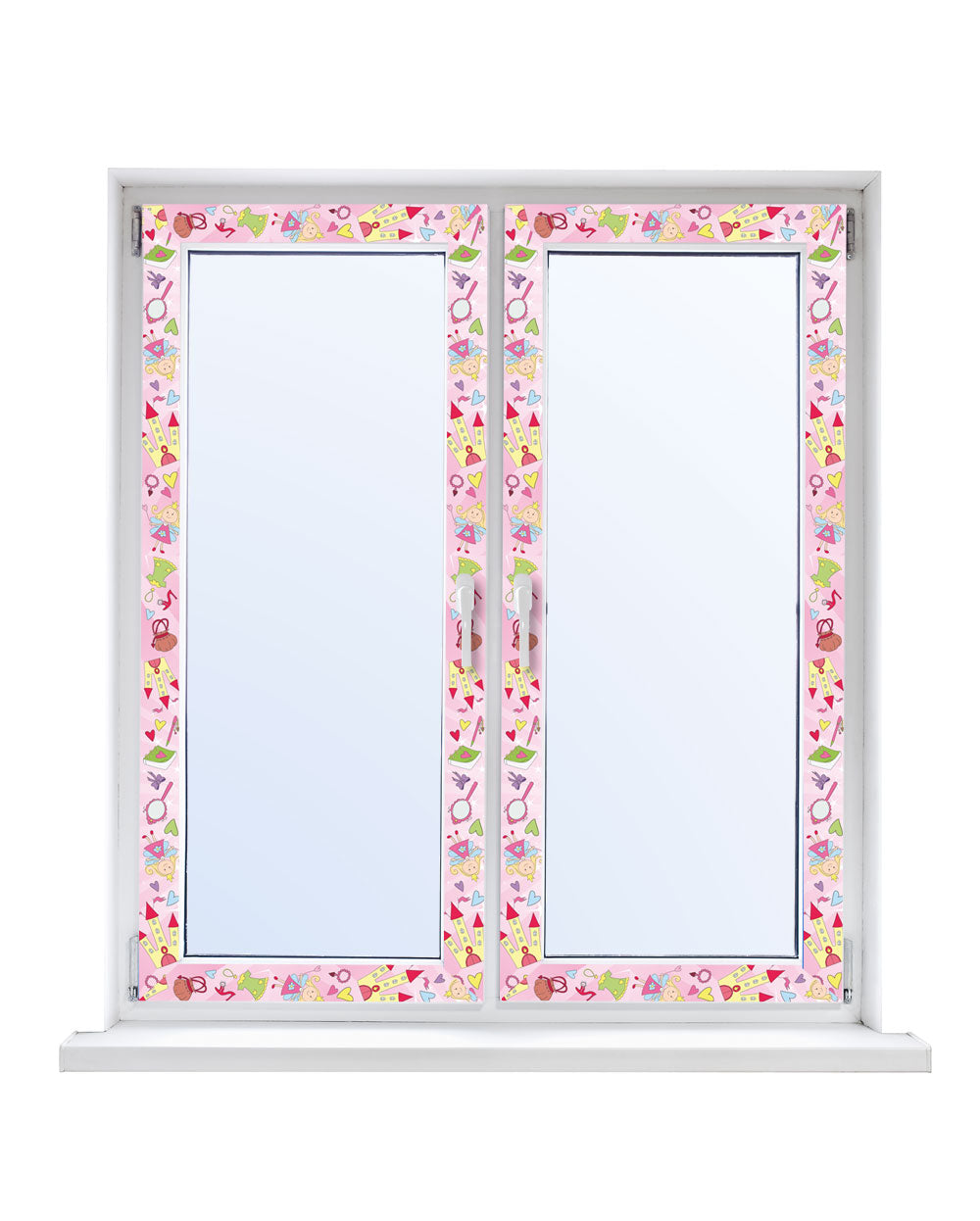 Fenstyle Prinzessin-Fensterrahmenfolie