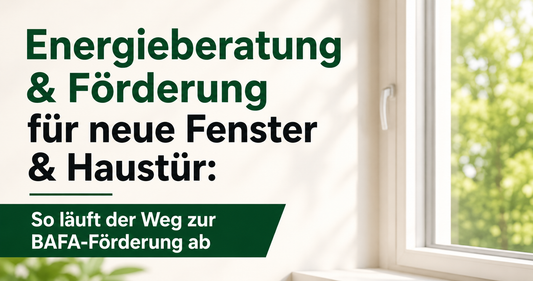 Energieberatung & Förderung für neue Fenster & Haustür: So läuft der Weg zur BAFA-Förderung ab